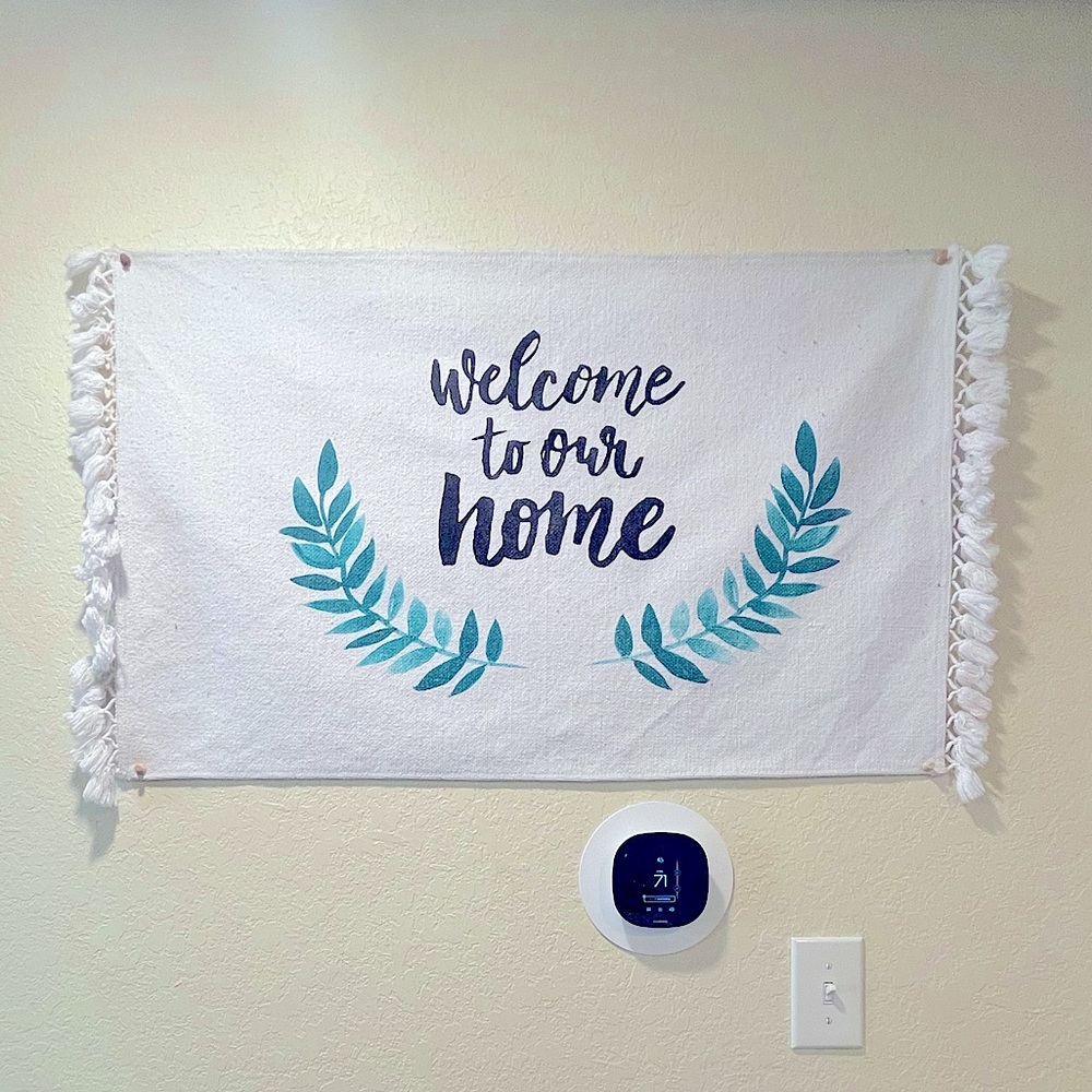 SOLD“Free w/purchase” Welcome To Our Home Decor